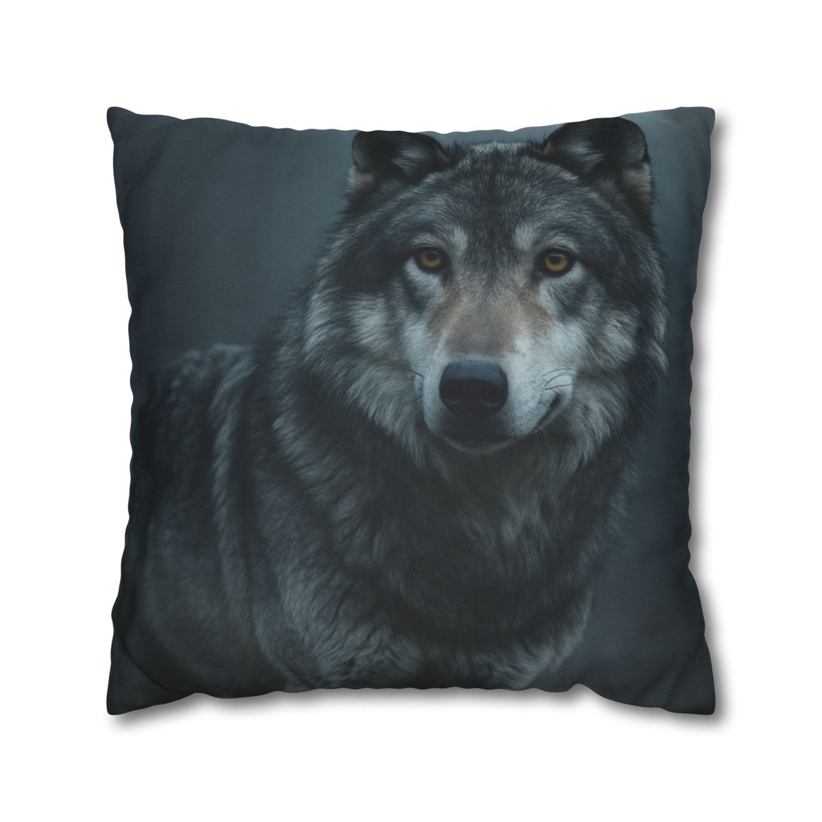 Moonlit Gaze Gray Wolf unique gift pillow cases