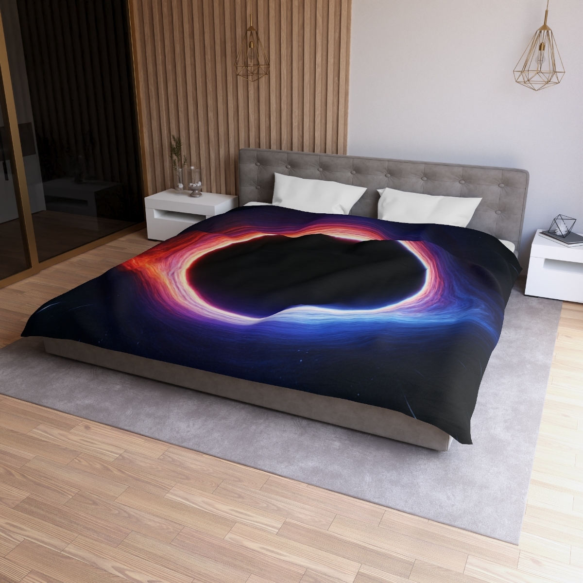Obsidian Singularity Halo stylish duvet covers