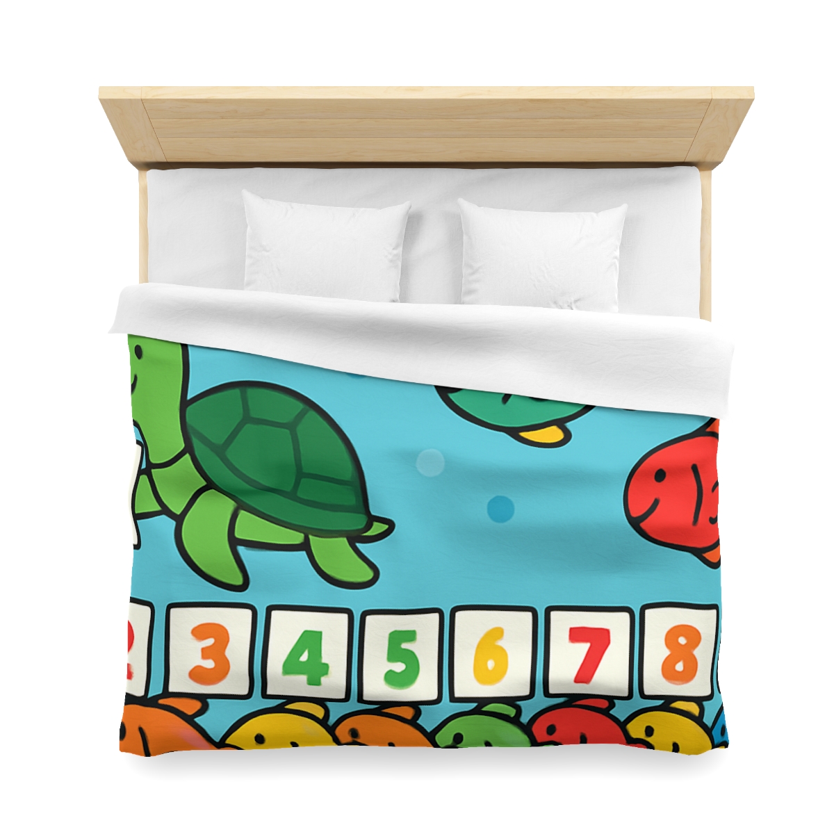 Coral Reef Number Parade warm winter duvets