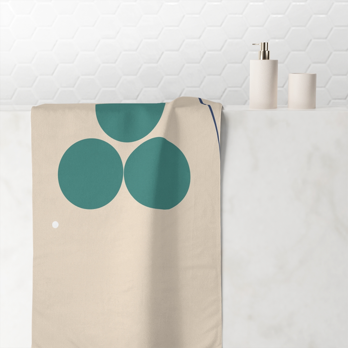 Three Disks With Tangent Arc decorative home towels