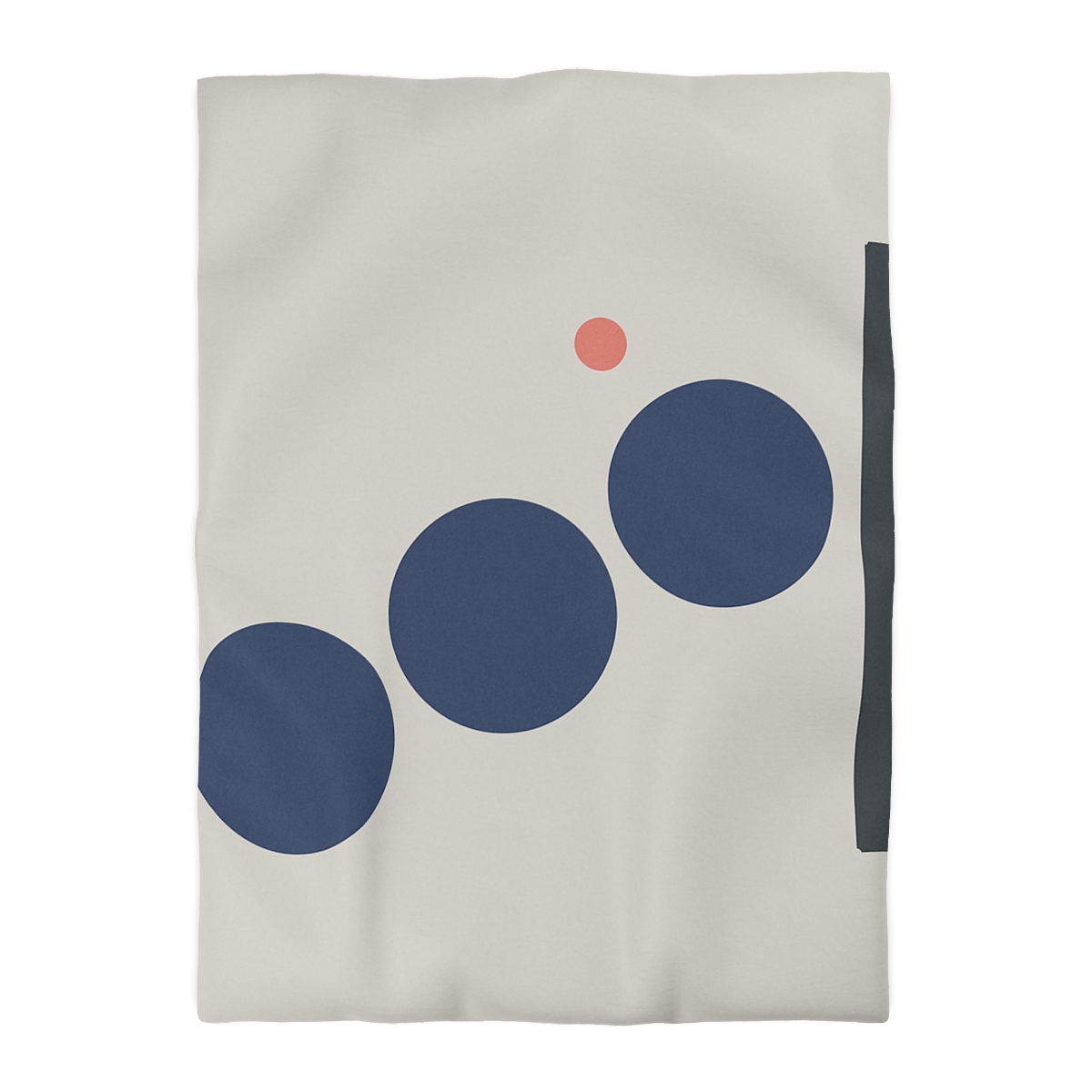 Stepped Circles And Side Bar personalized bedding duvets