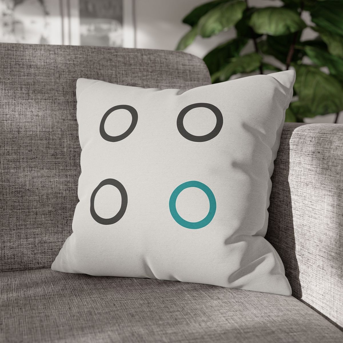 Clustered Dots With Missing Node trendy patterned pillow cases