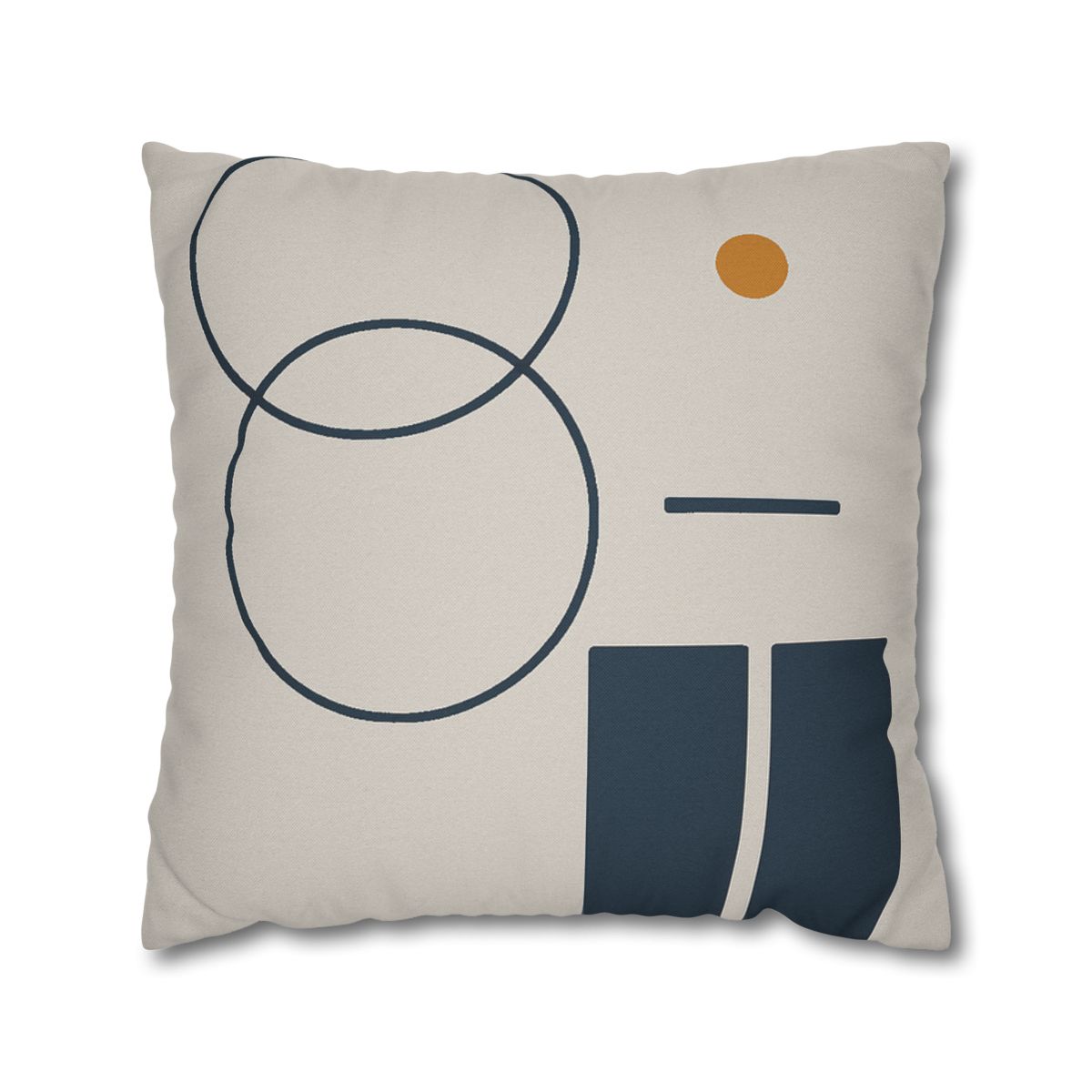 Staggered Rings Over Split Rectangle trendy patterned pillow cases