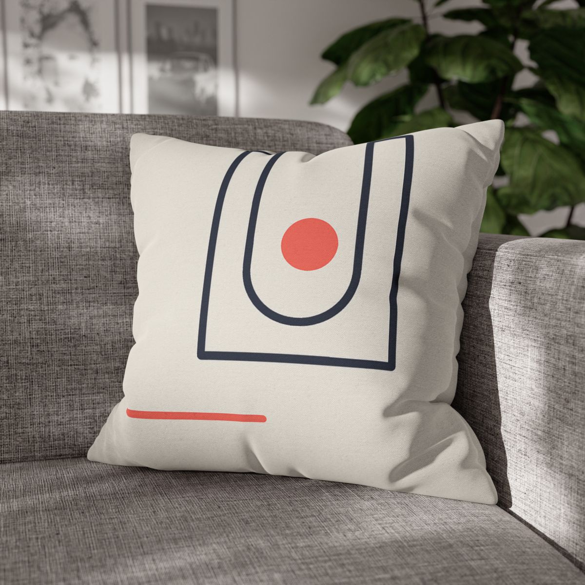 Orbit Gap Rectangles designer print pillow cases
