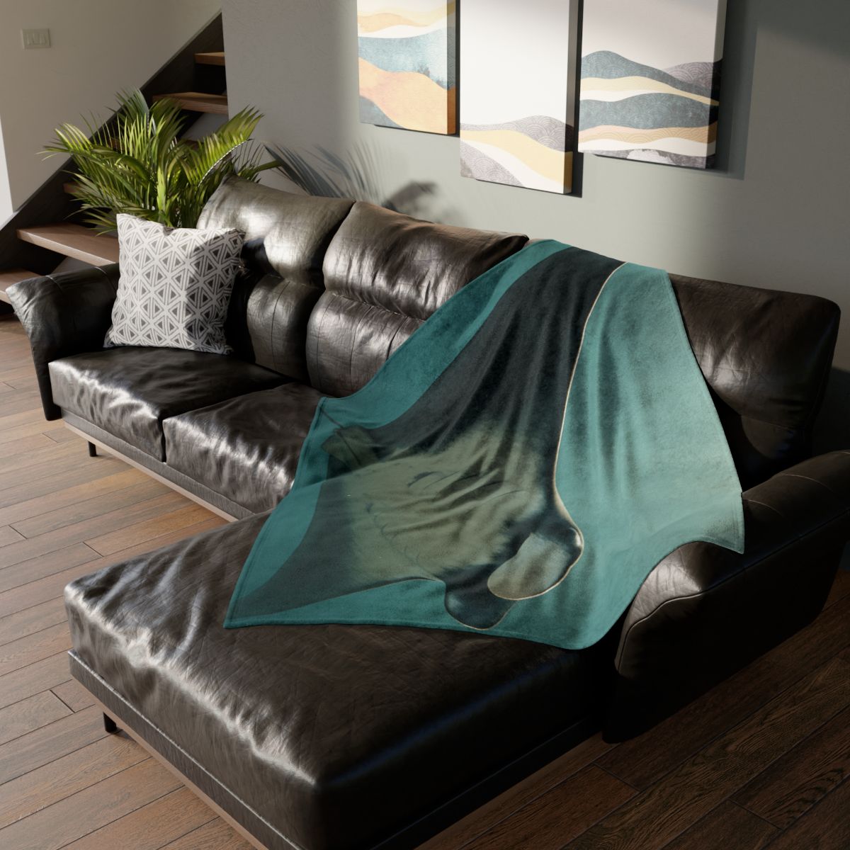Silent Glide Giant Manta Ray custom blankets