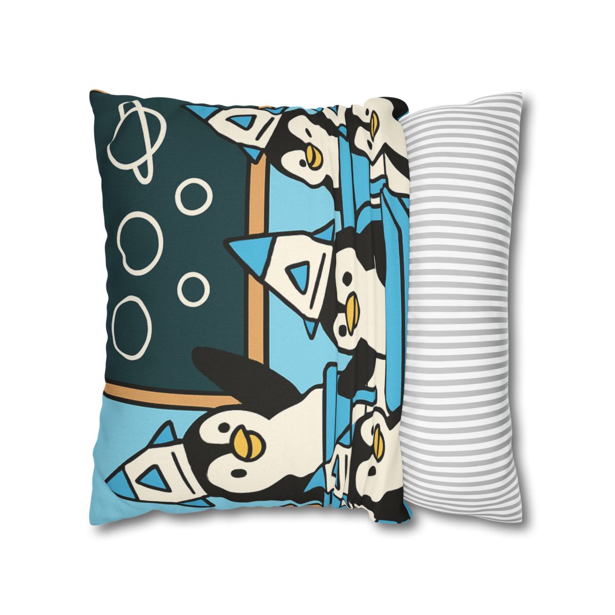 Rocket Penguin Class unique gift pillow cases