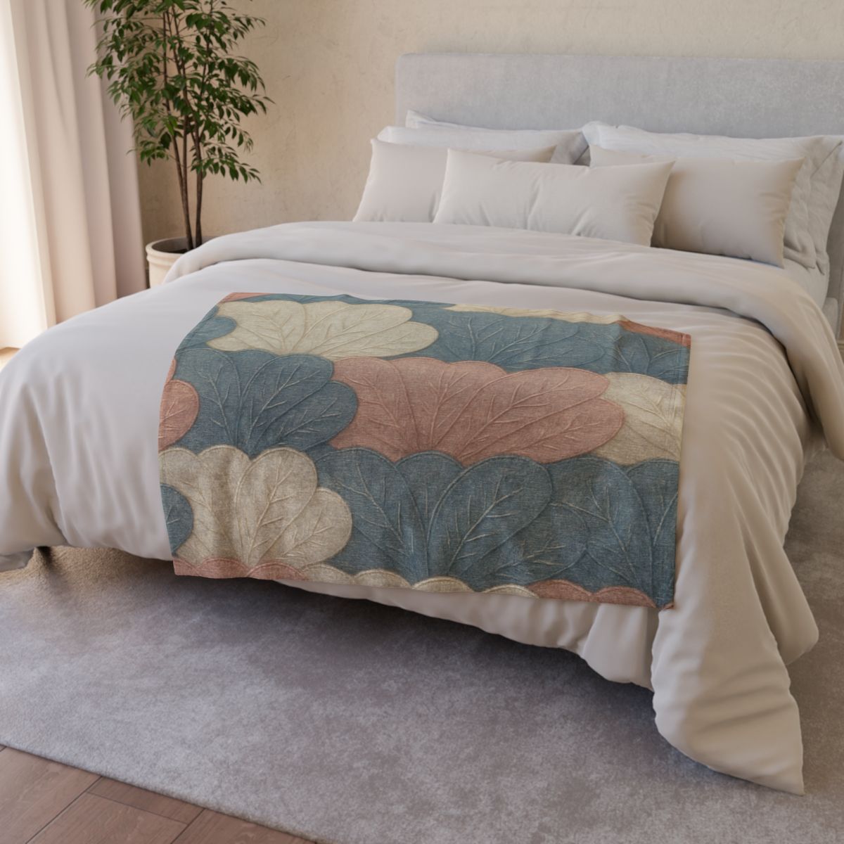 Petal Overlap Tapestry trendy patterned blankets