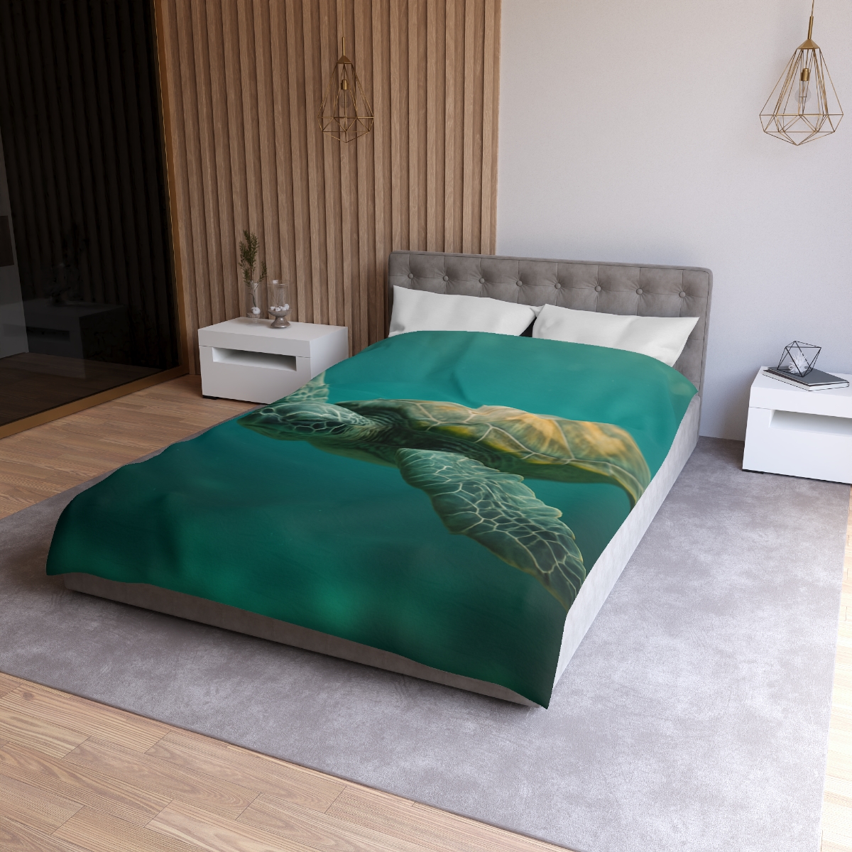 Comet Guard Green Sea Turtle trendy bedroom duvets