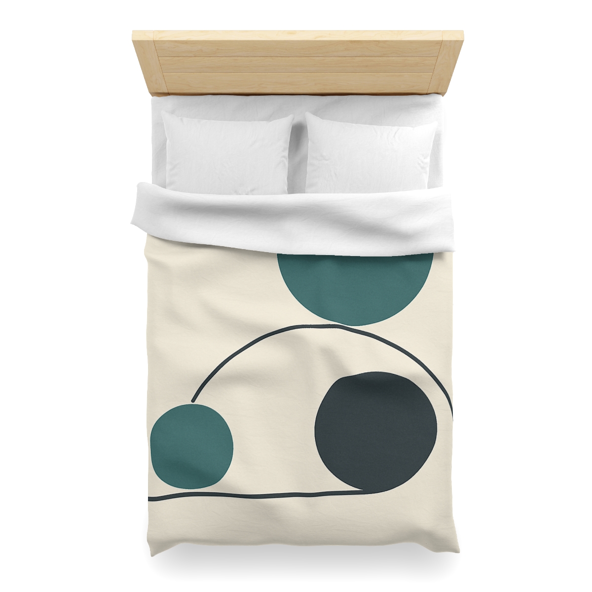 Offset Trio With Subtle Arc soft comforter duvets