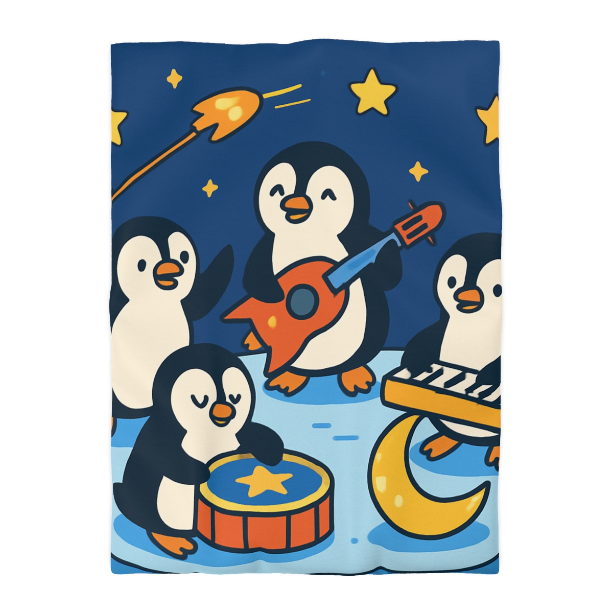 Starlight Symphony Penguin Band unique patterned duvets