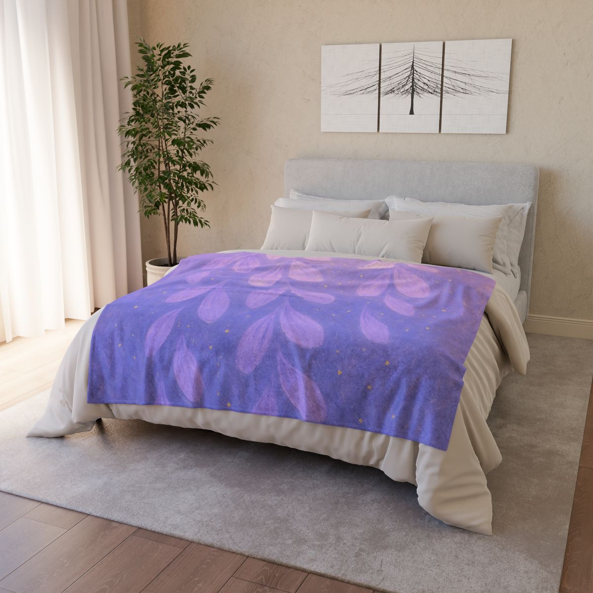 Petal Orbit Cascade warm winter blankets