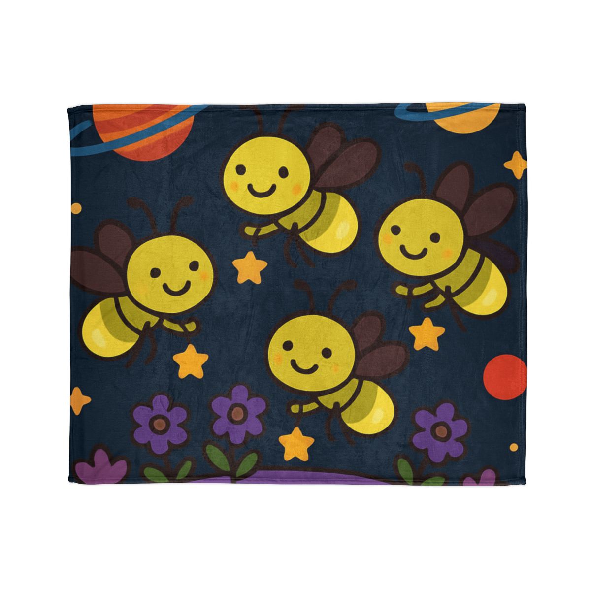 Galaxy Garden Of Singing Fireflies decorative home blankets