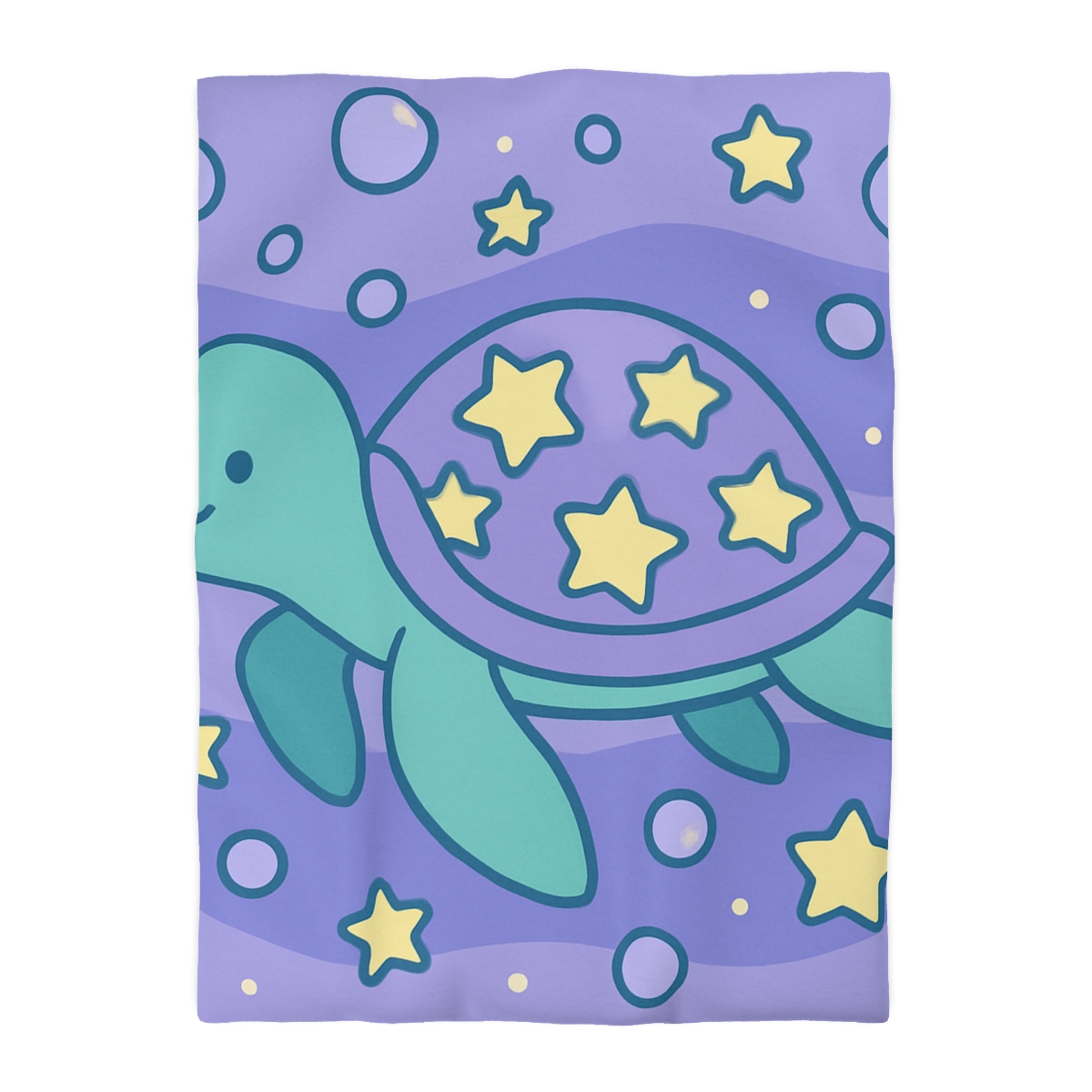 Nebula Ocean Turtle unique patterned duvets