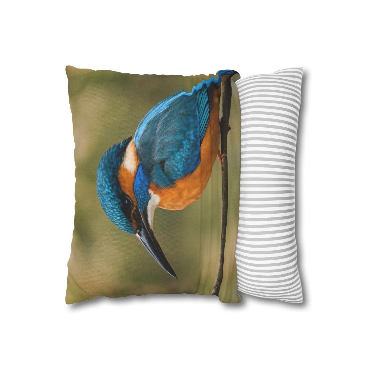 Crystal Dive Common Kingfisher trendy patterned pillow cases