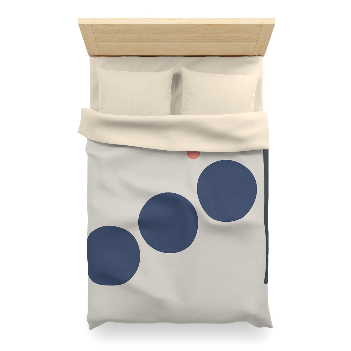 Stepped Circles And Side Bar personalized bedding duvets