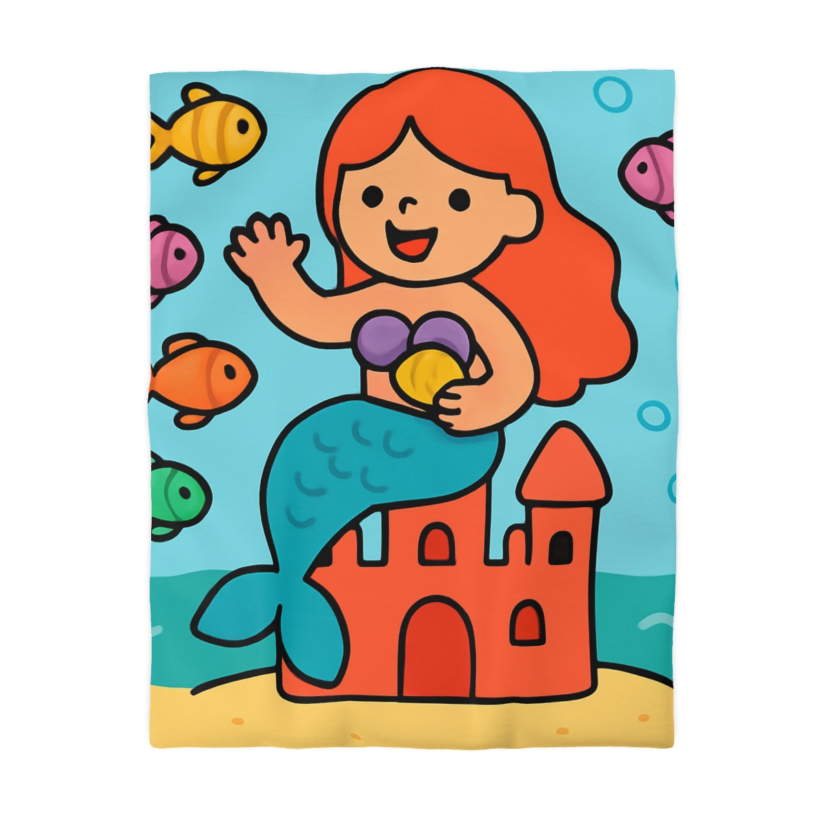 Coral Castle Mermaid trendy bedroom duvets