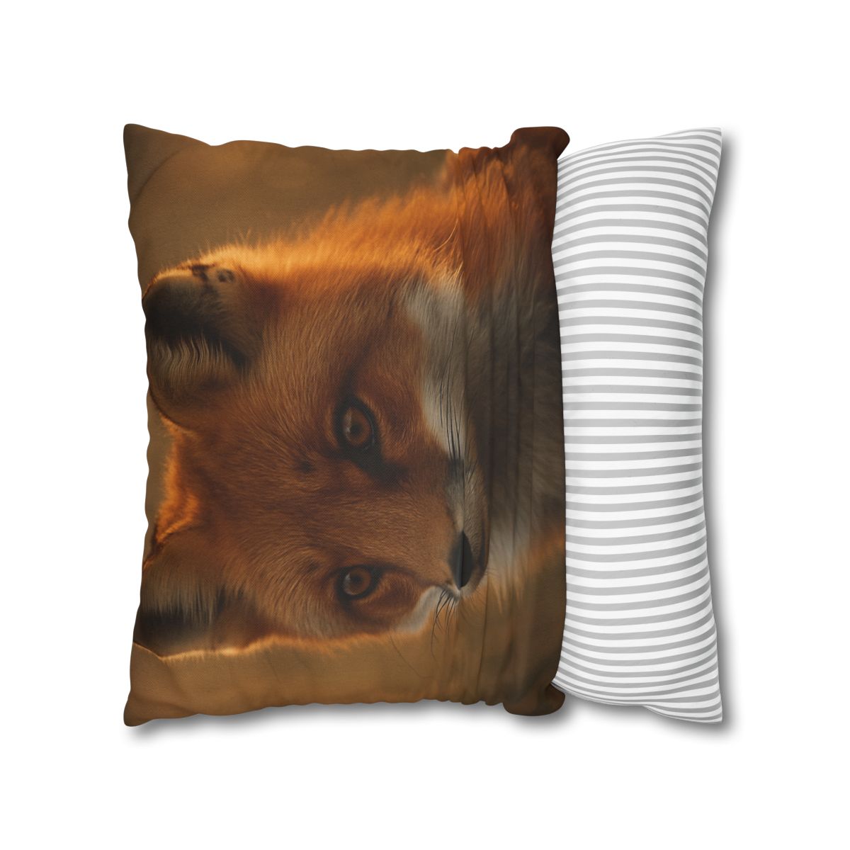 Crimson Whisper Red Fox soft cotton pillow cases
