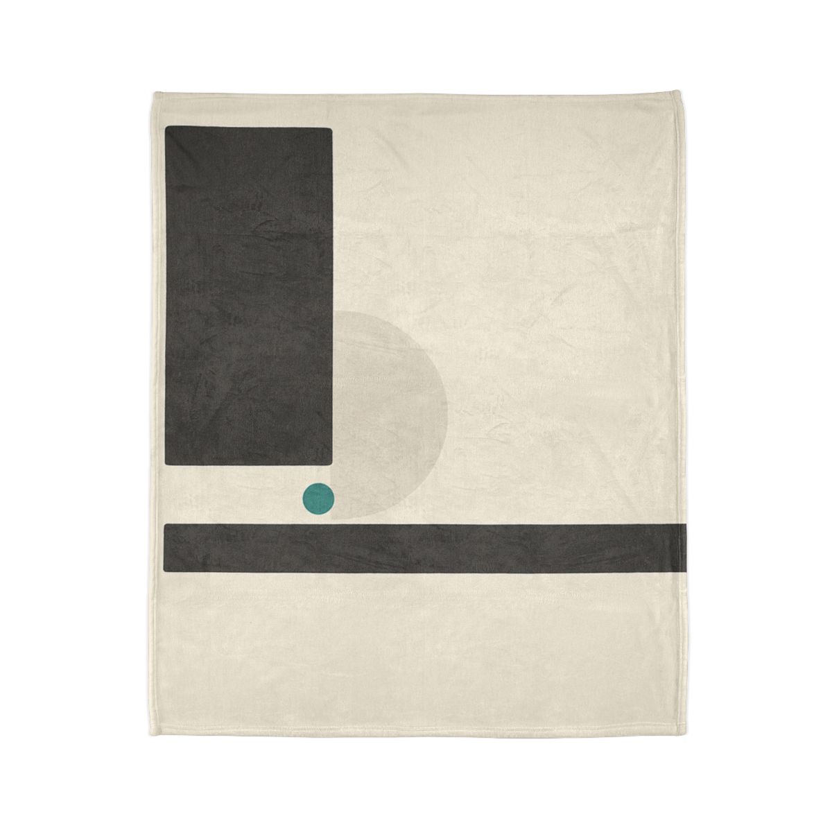 Quiet Triad With Offset Arc trendy patterned blankets