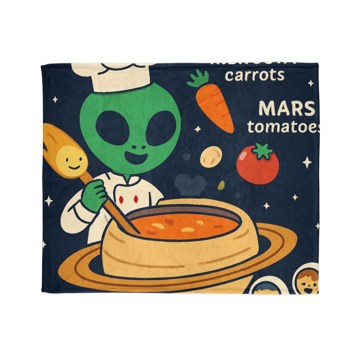 Solar System Soup Kitchen designer printed blankets