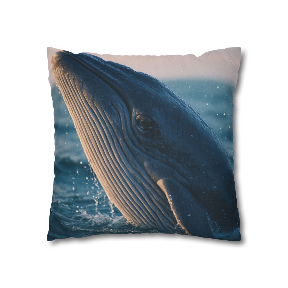 Ocean Song Blue Whale trendy patterned pillow cases