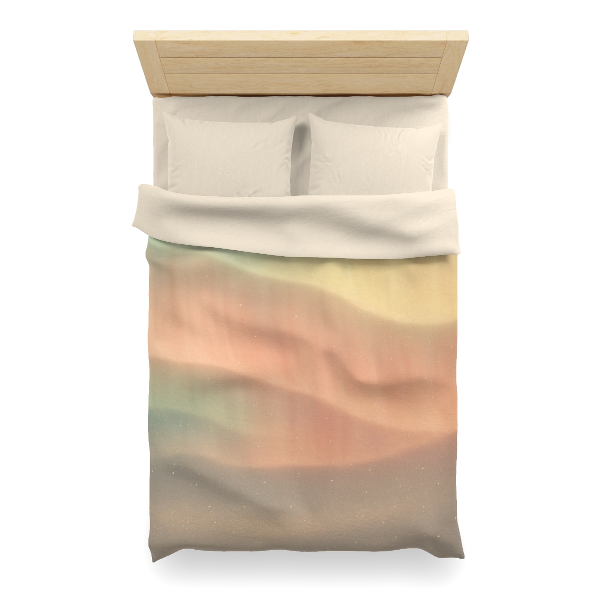 Auroral Dust Gradient designer printed duvets