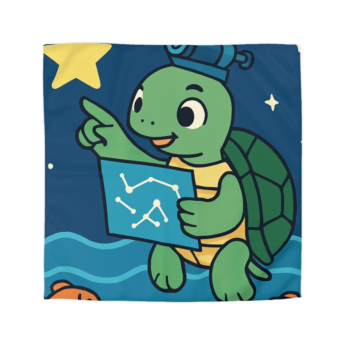 Stargazer Sea Turtle warm winter duvets