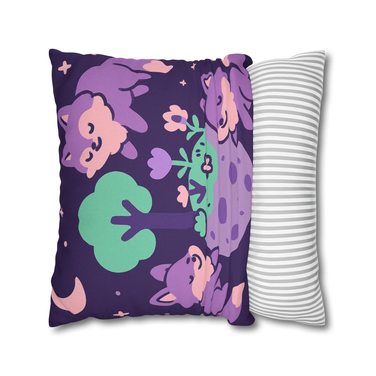 Galaxy Garden Of Floating Foxes custom pillow cases