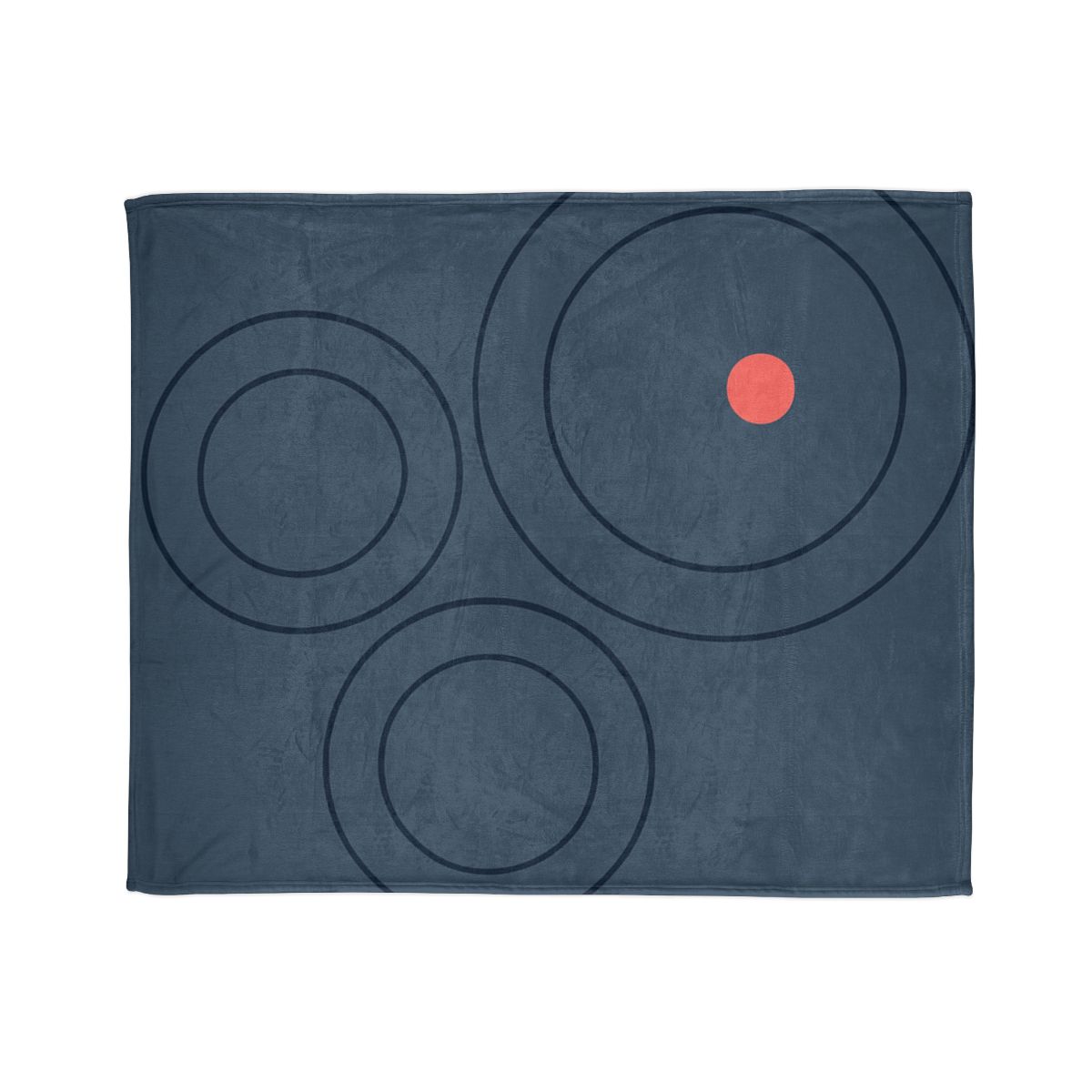 Three Balanced Rings stylish throw blankets