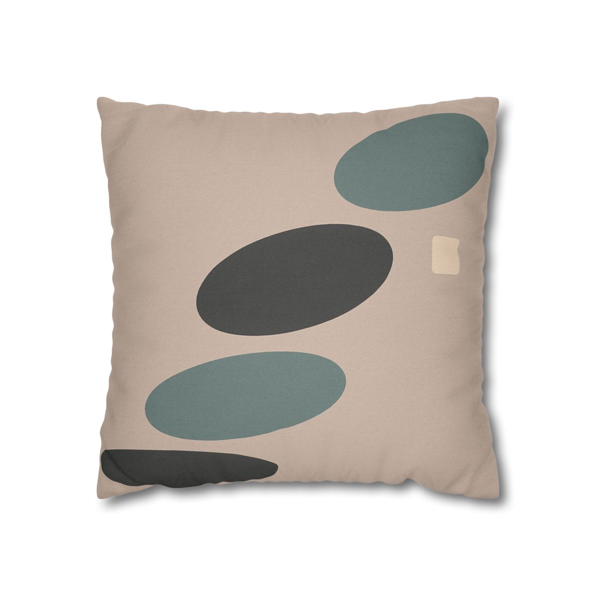 Staggered Ovals With Pause stylish decorative pillowcases