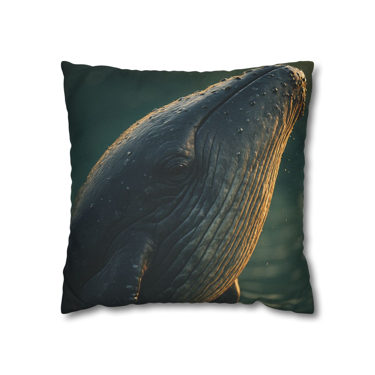 Silver Surge Humpback Whale soft cotton pillow cases