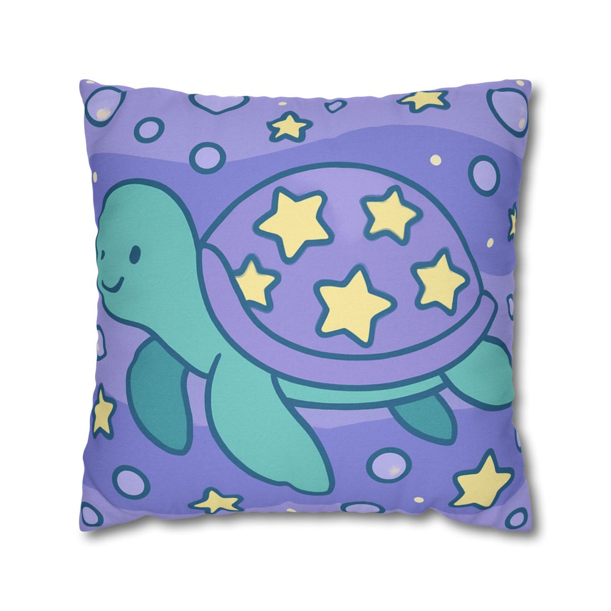 Nebula Ocean Turtle designer print pillow cases