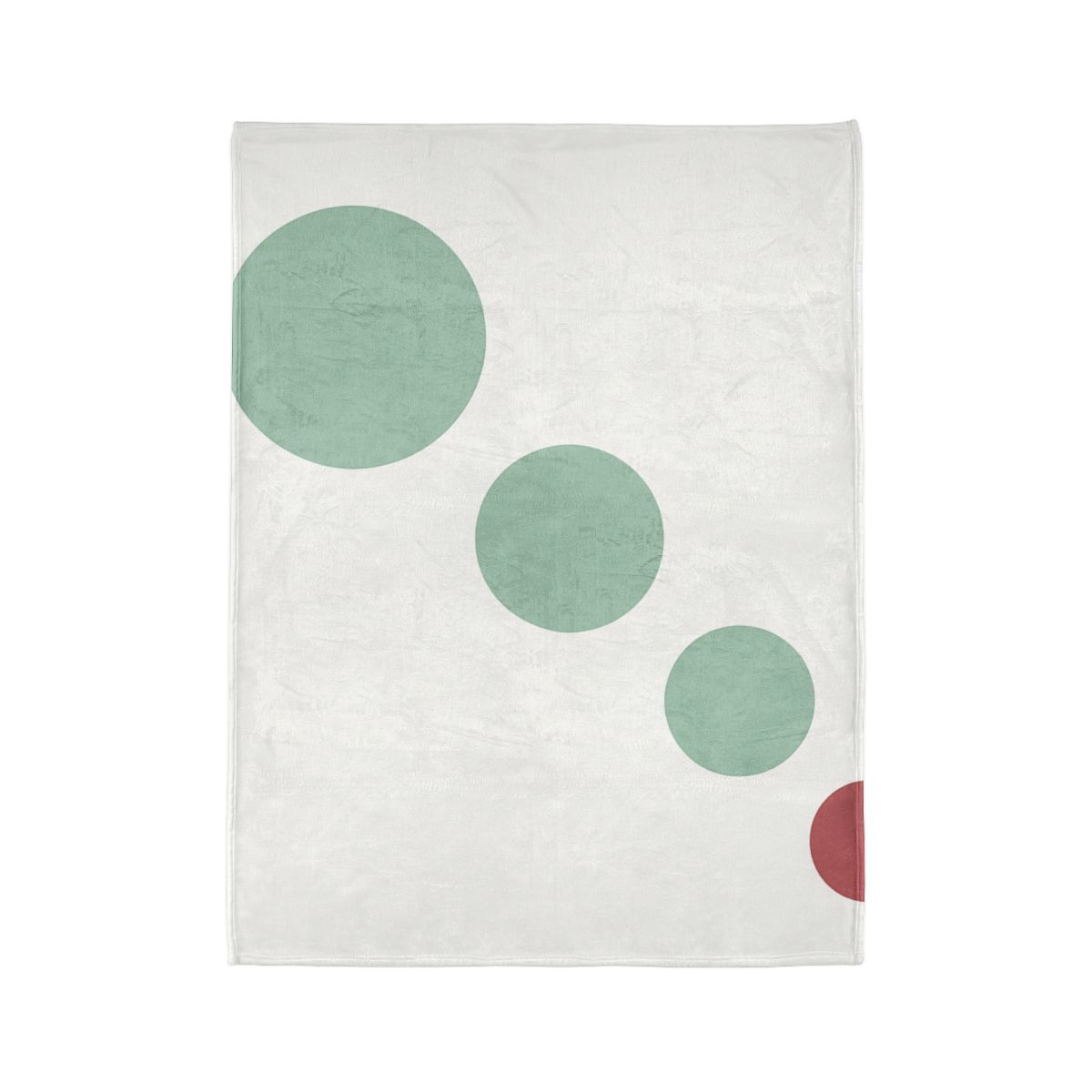 Diagonal Path Of Four Circles soft fleece blankets