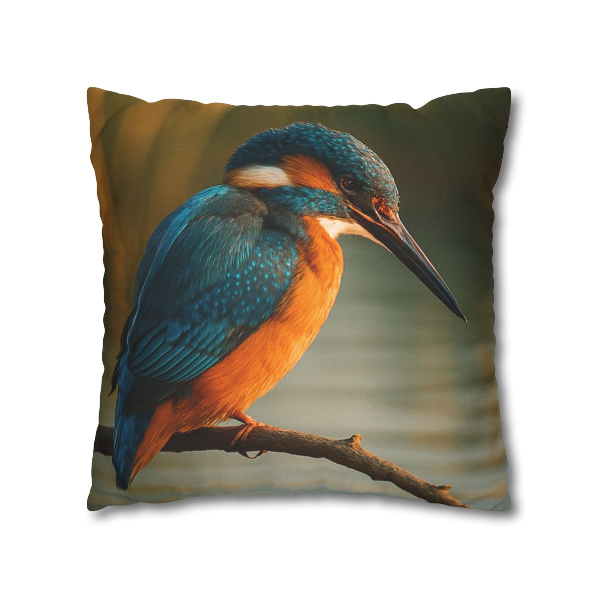 Aurora Splash Common Kingfisher comfortable bedding pillow covers