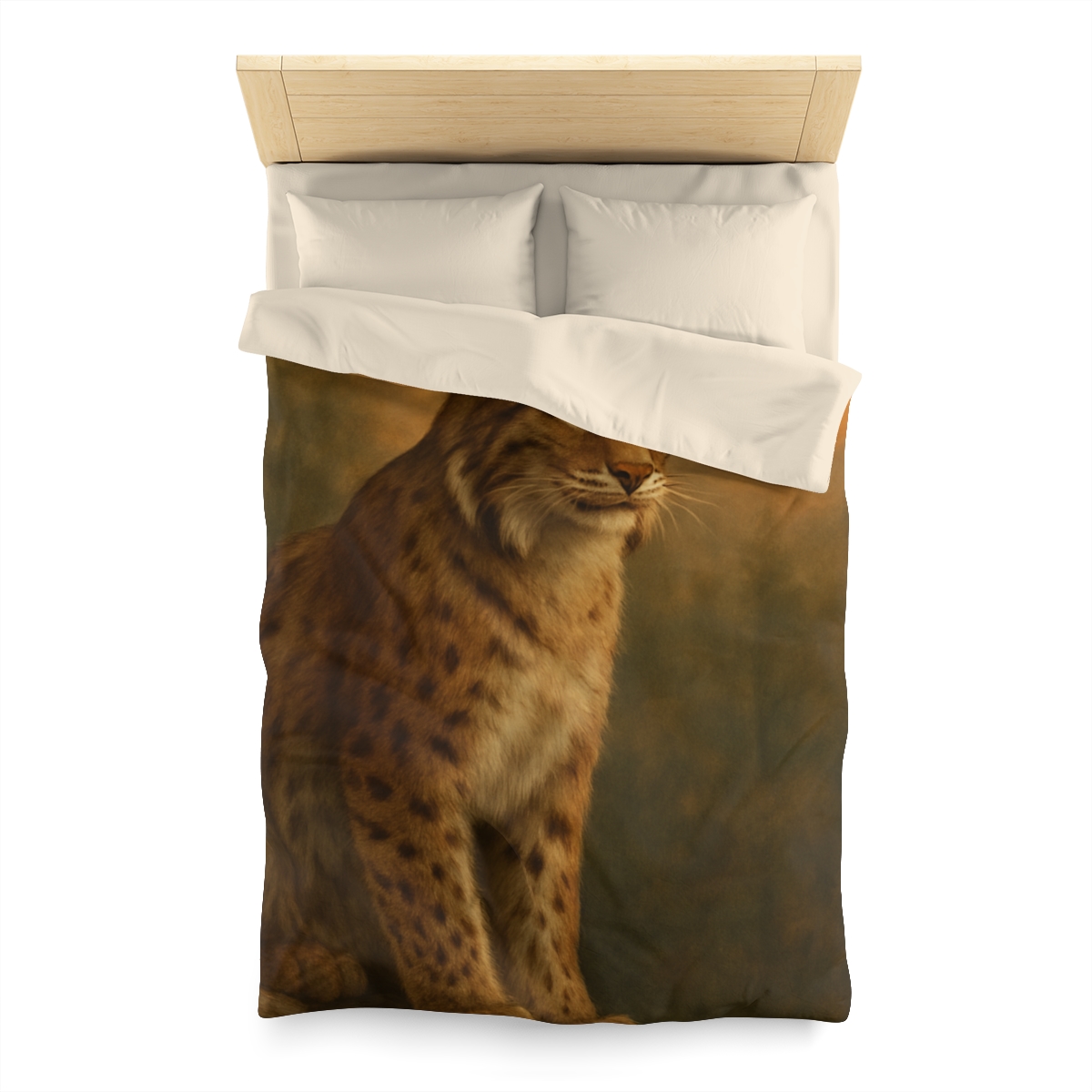 Twilight Prowler Lynx personalized bedding duvets