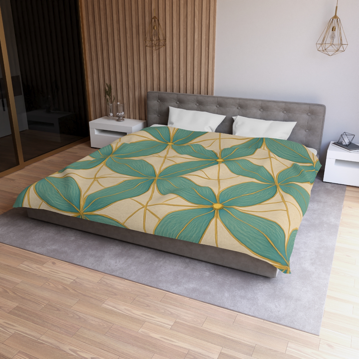 Petal Circuit Lattice stylish duvet covers