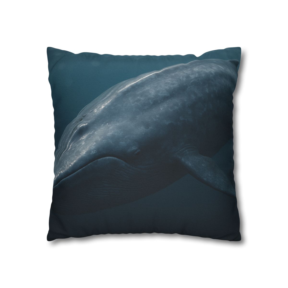 Silent Giant Blue Whale soft cotton pillow cases