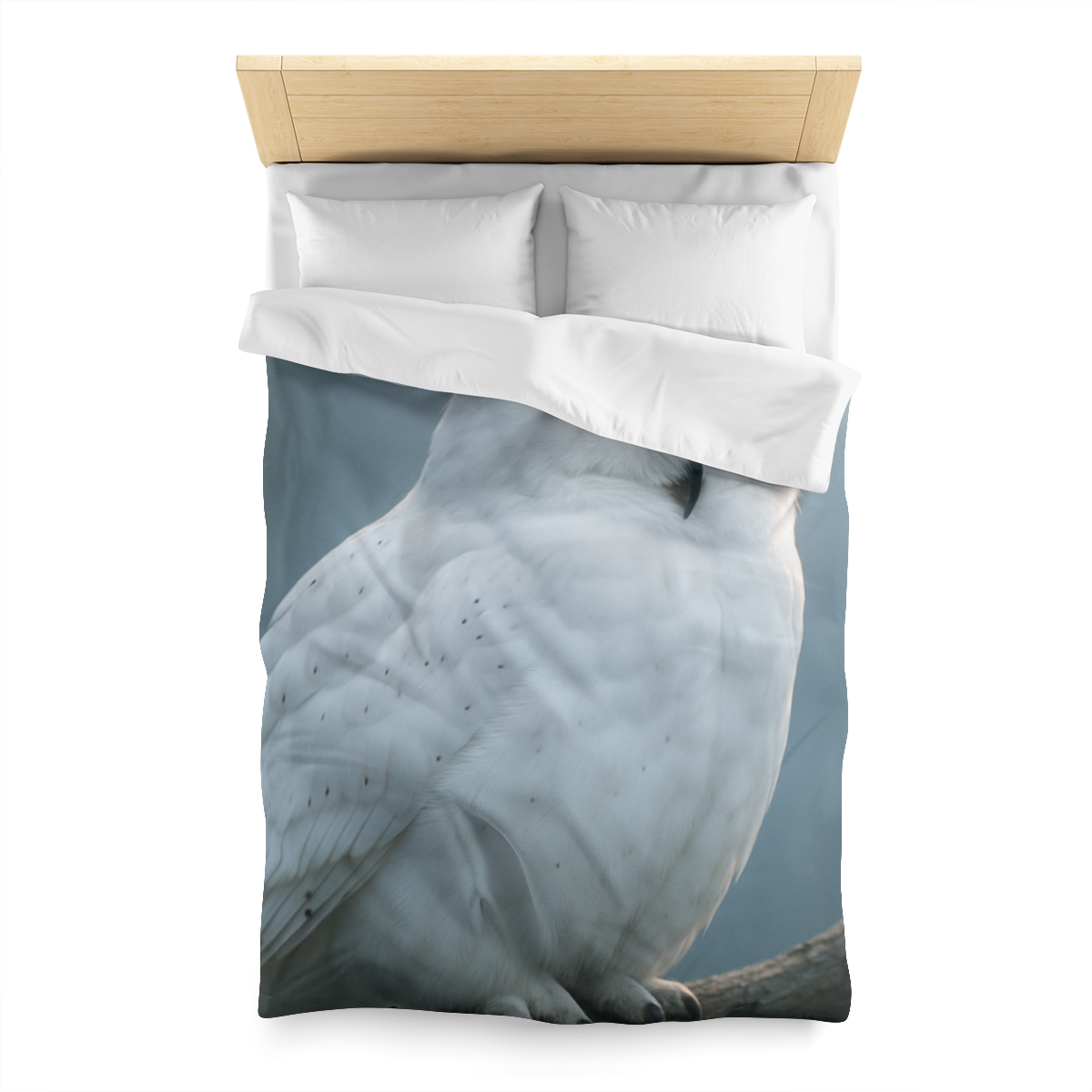 Twilight Watcher Snowy Owl stylish duvet covers