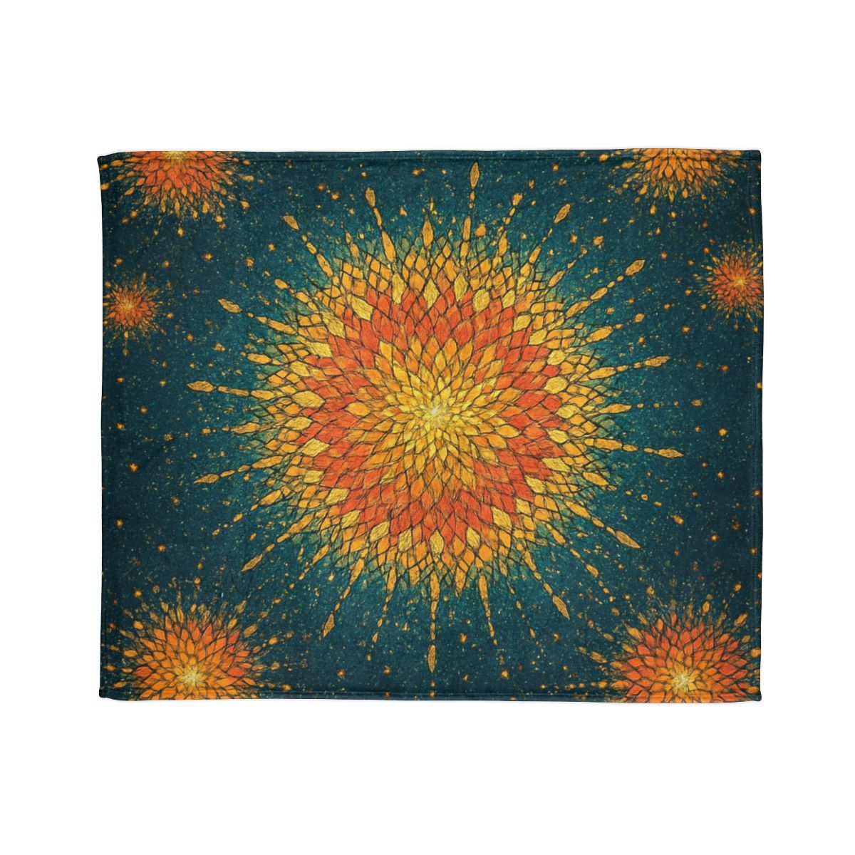 Starburst Mosaic Halo custom blankets