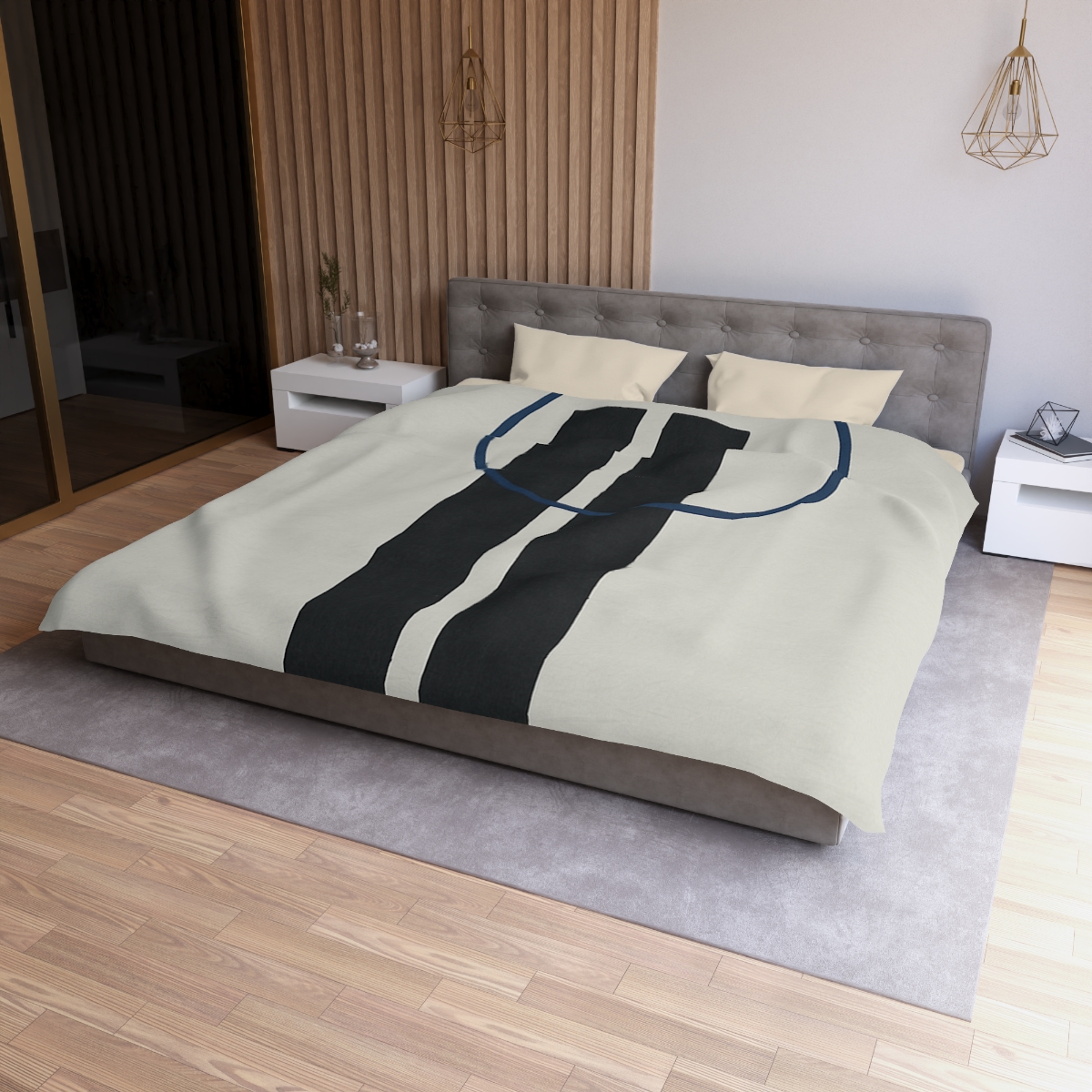 Split Column And Orbiting Ring unique patterned duvets