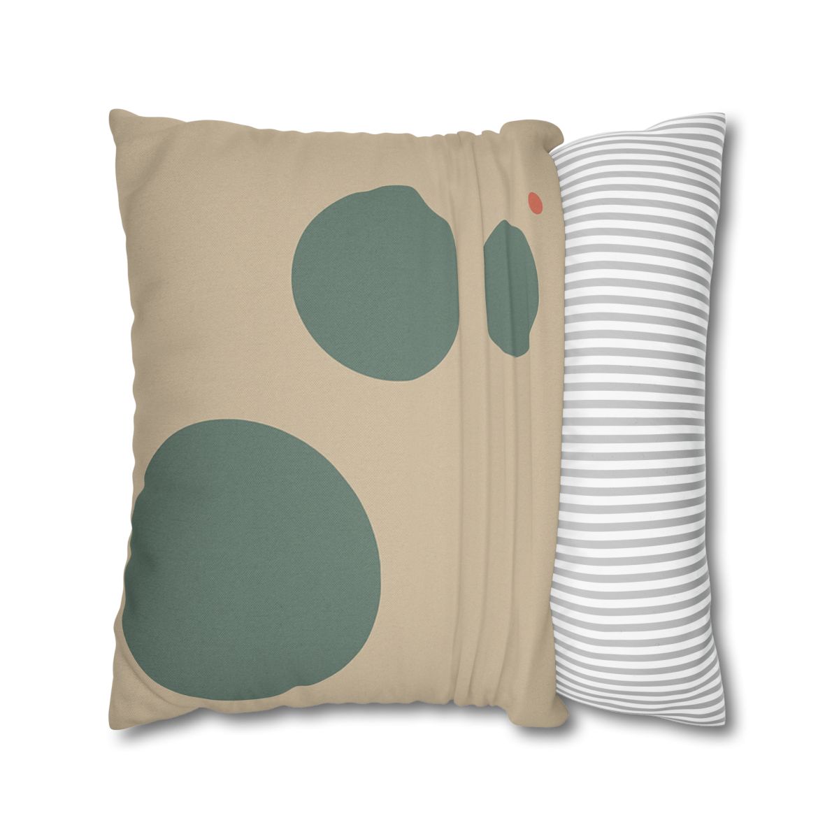 Quiet Triplet Of Offset Circles personalized pillow covers