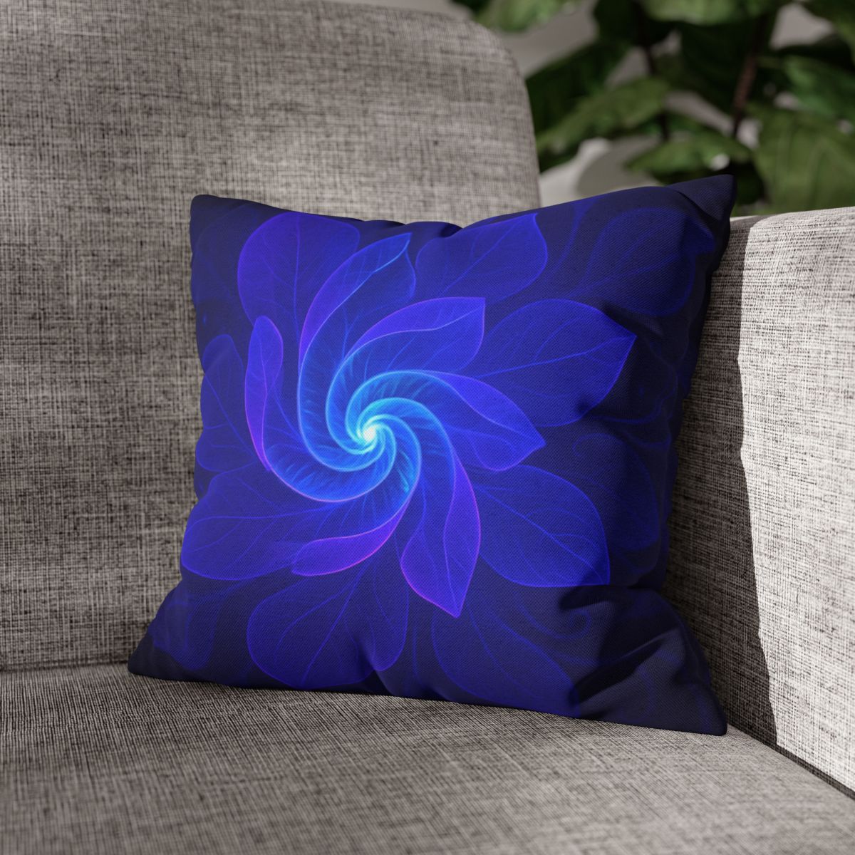 Petal Prism Helix soft cotton pillow cases