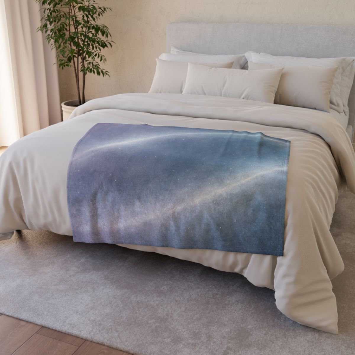 Luminous Dust Halo soft fleece blankets