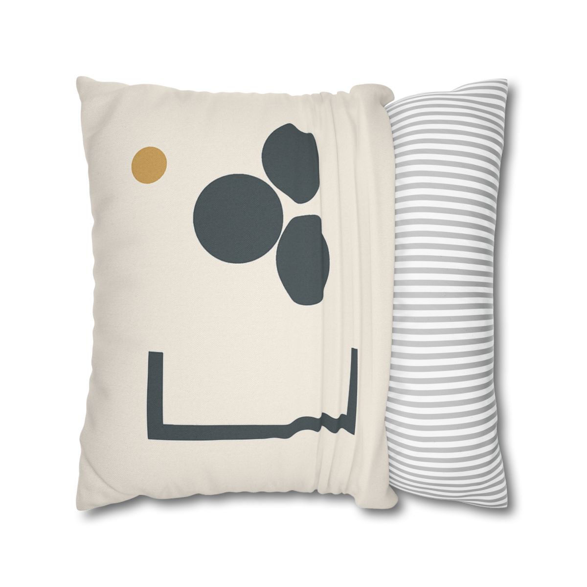 Diagonal Bracket And Three Circle Cluster custom pillow cases