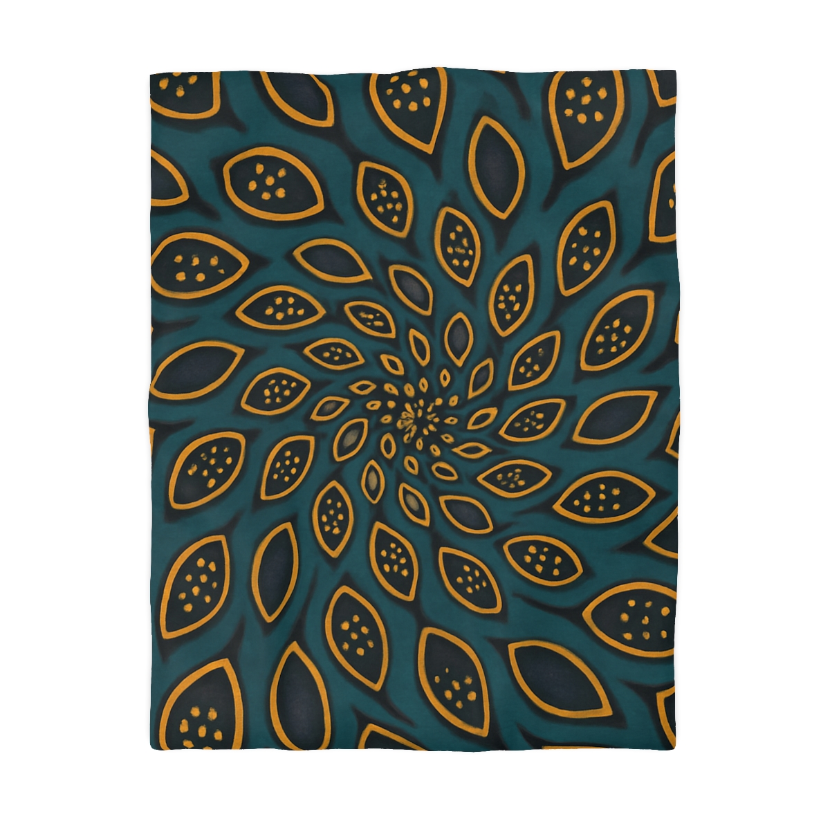 Spiral Seed Pod Array soft comforter duvets