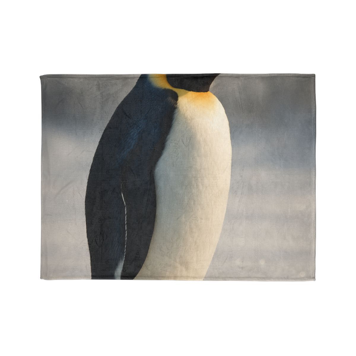 Aurora Drift Emperor Penguin unique gift blanketscustom blankets