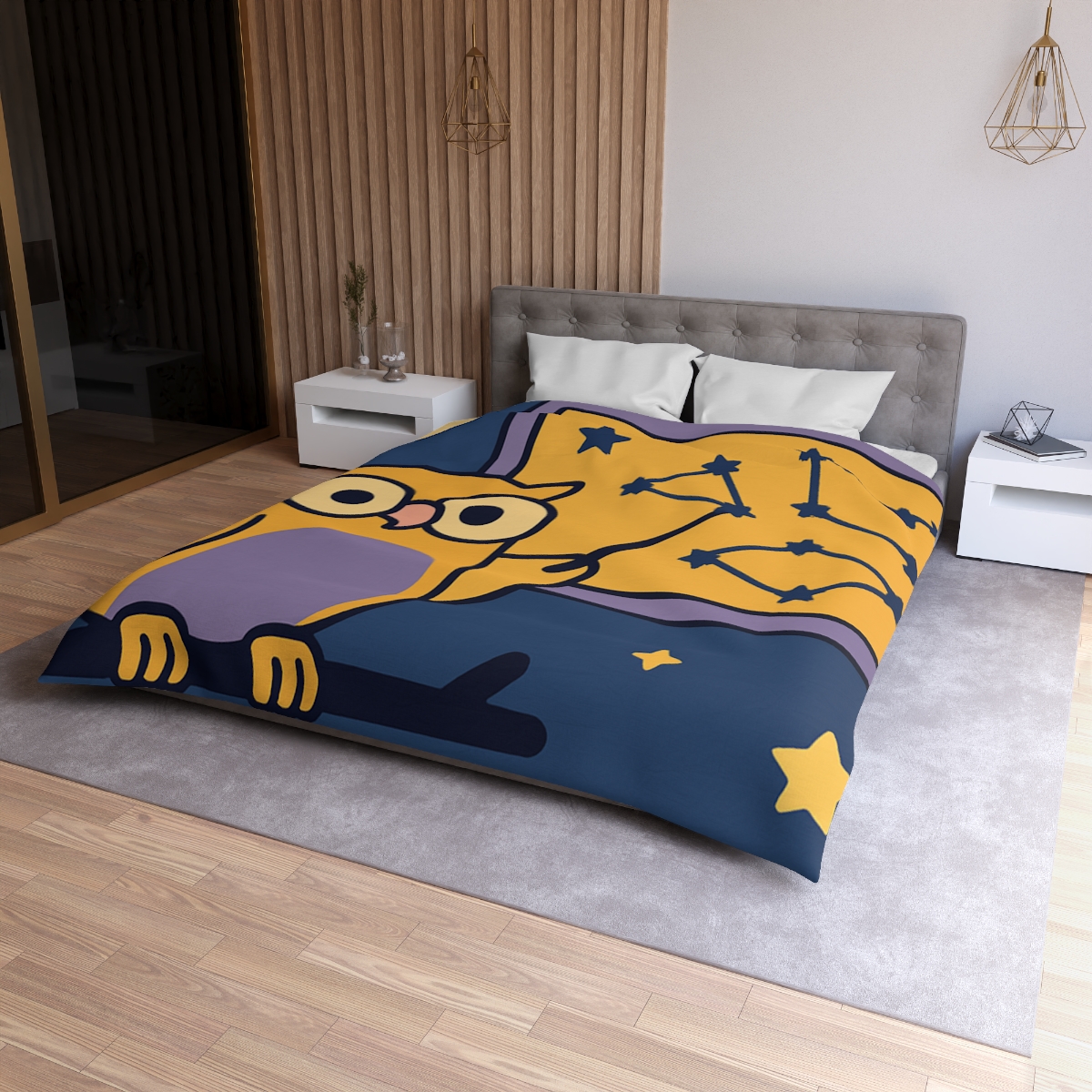 Moonlit Owl Classroom designer printed duvets