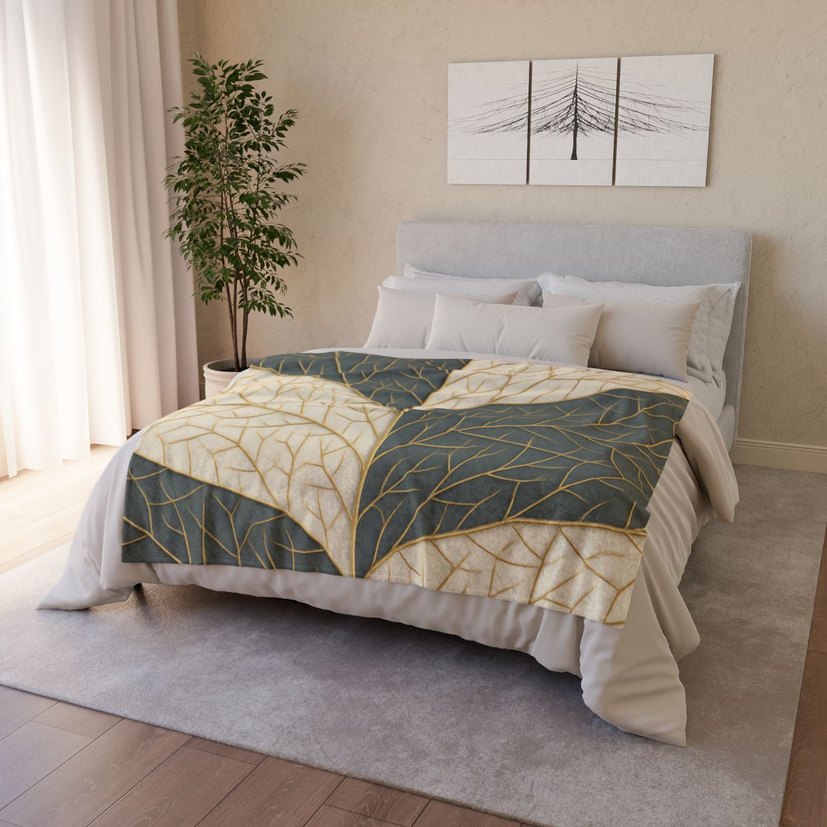 Veinwork Star Chart Lattice stylish throw blankets