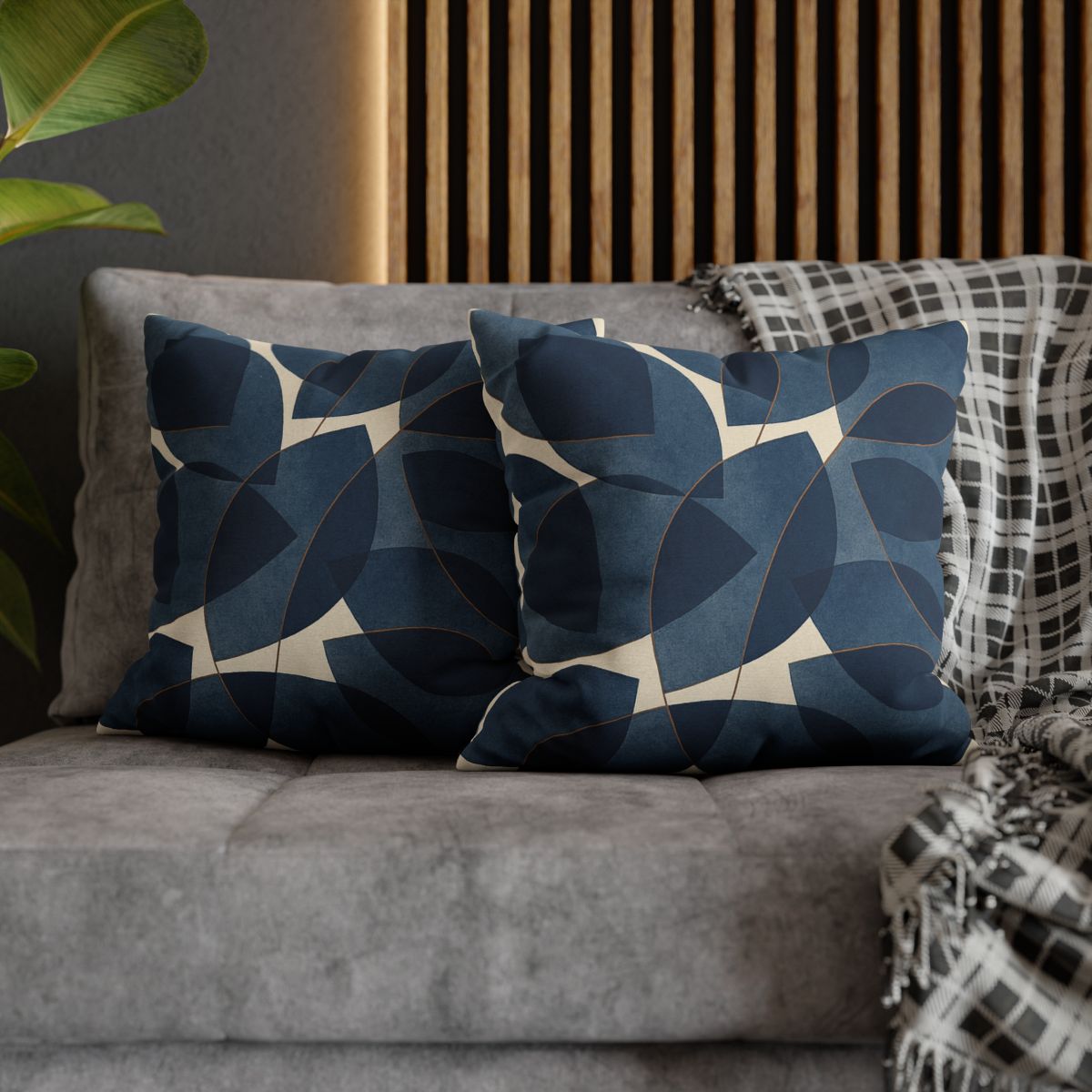 Petal Overlay Mosaic trendy patterned pillow cases