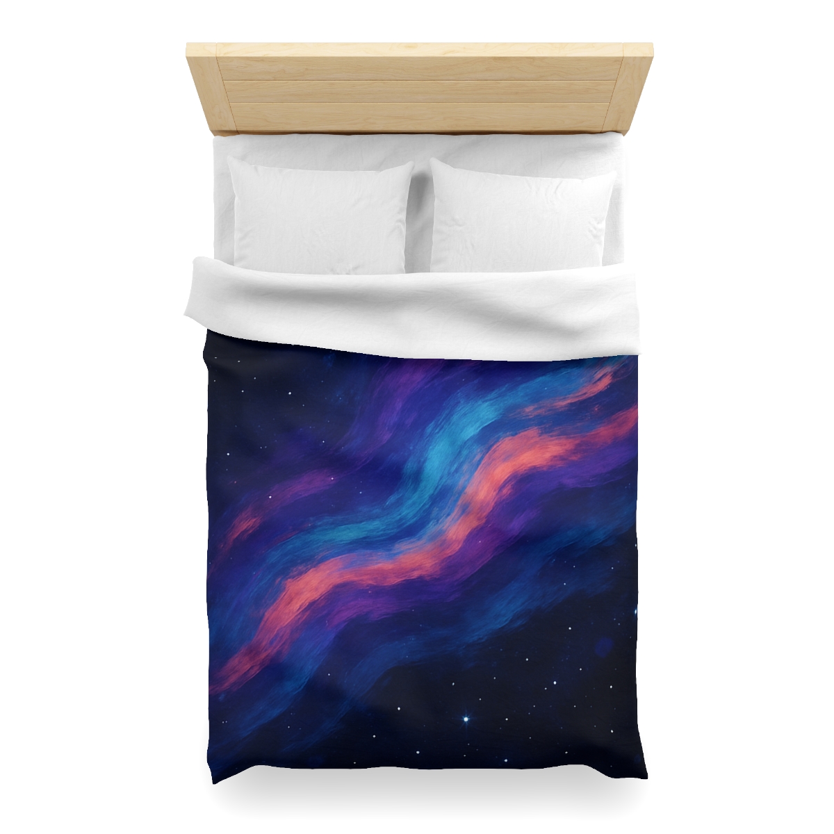 Prismatic Ion Tide designer printed duvets