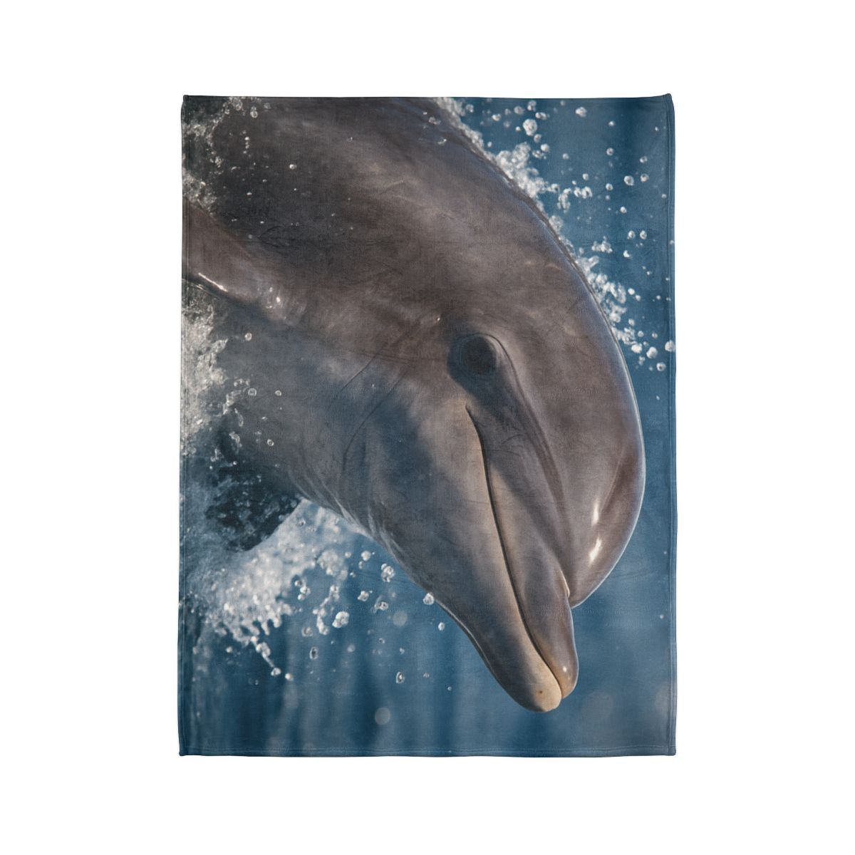 Mirrorflash Common Bottlenose Dolphin decorative home blankets